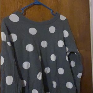 Polka Dotted Sweatshirt